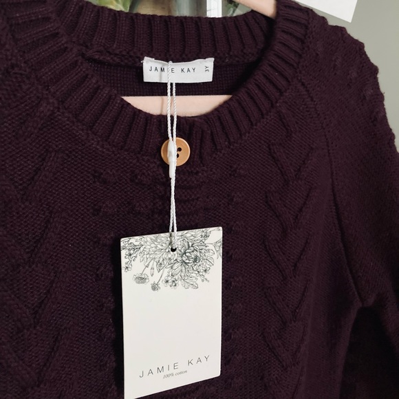 Heirloom Jamie Kay Cable Knit Sweater BNWT - Picture 3 of 6